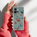 Butterfly Floral Design Anti Yellow Case For OnePlus 13s 5G