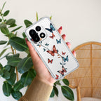 Butterfly Floral Design Anti Yellow Case For OnePlus 15 5G