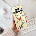 Butterfly Floral Design Transparent Silicon Case For Oppo F29 5G