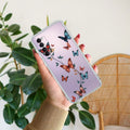 Butterfly Floral Design Anti Yellow Case For Oppo Reno 4 Pro