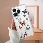 Butterfly Floral Design Anti Yellow Case For Realme 15T 5G