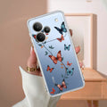 Butterfly Floral Design Anti Yelllow Case For Realme P4 Pro 5G