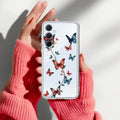 Butterfly Floral Design Anti Yellow Case For Samsung Galaxy A17 5G