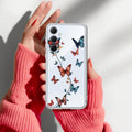 Butterfly Floral Design Anti Yellow Case For Samsung Galaxy A37 5G