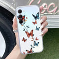 Butterfly Floral Design Anti Yellow Case For Samsung Galaxy S23 Plus 5G