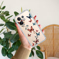 Butterfly Floral Design Anti Yellow Case For Vivo V60 5G
