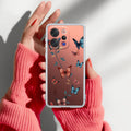 Butterfly Floral Design Anti Yellow Case For Vivo V70 Elite 5G