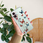Butterfly Floral Design Anti Yellow Case For Vivo Y31 5G