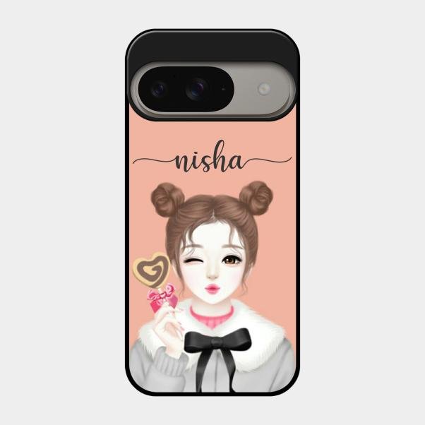 Candy Wink Customize Glass Case Cover For Google Pixel 9 5G