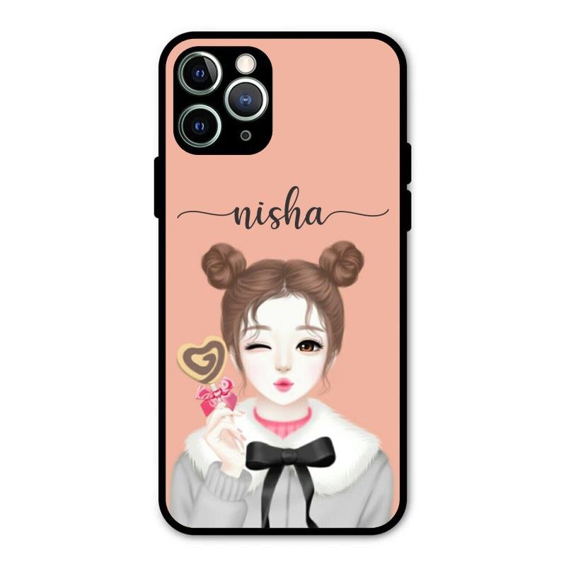 Candy Wink Customize Glass Case Cover For iPhone 11 Pro Max