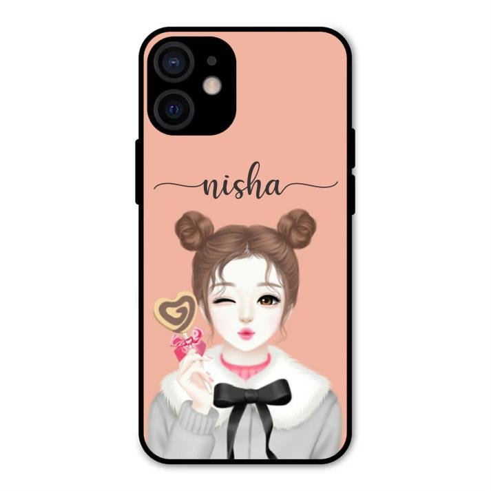 Candy Wink Customize Glass Case Cover For iPhone 12 mini