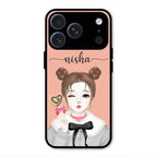 Candy Wink Customize Glass Case Cover For iPhone 17 Pro Max