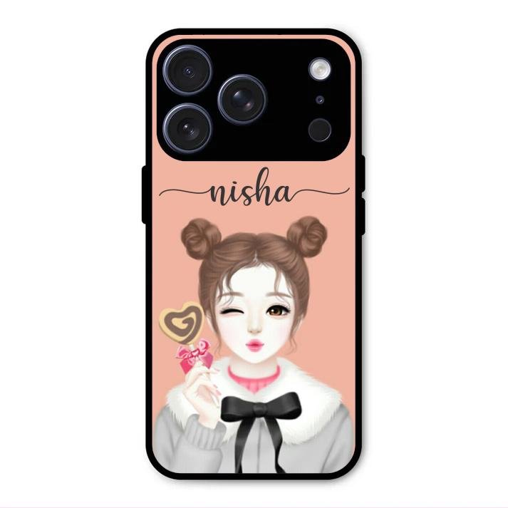 Candy Wink Customize Glass Case Cover For iPhone 17 Pro Max