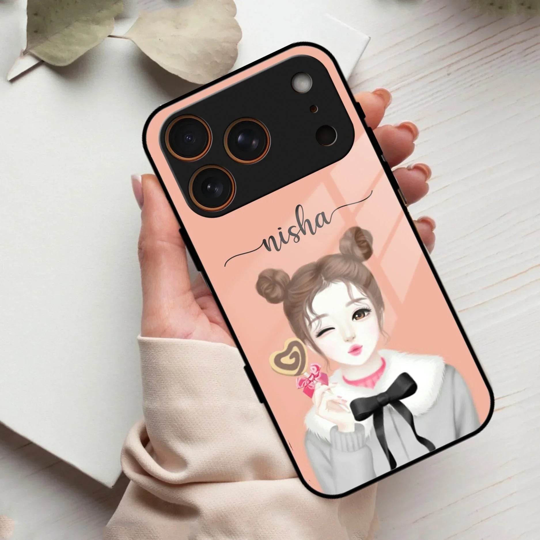 Candy Wink Customize Glass Case Cover For iPhone - ShopOnCliQ