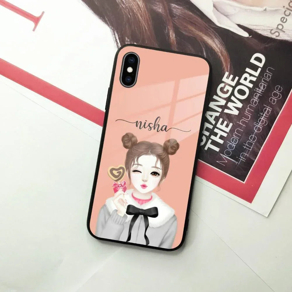 Candy Wink Customize Glass Case Cover For iPhone - ShopOnCliQ