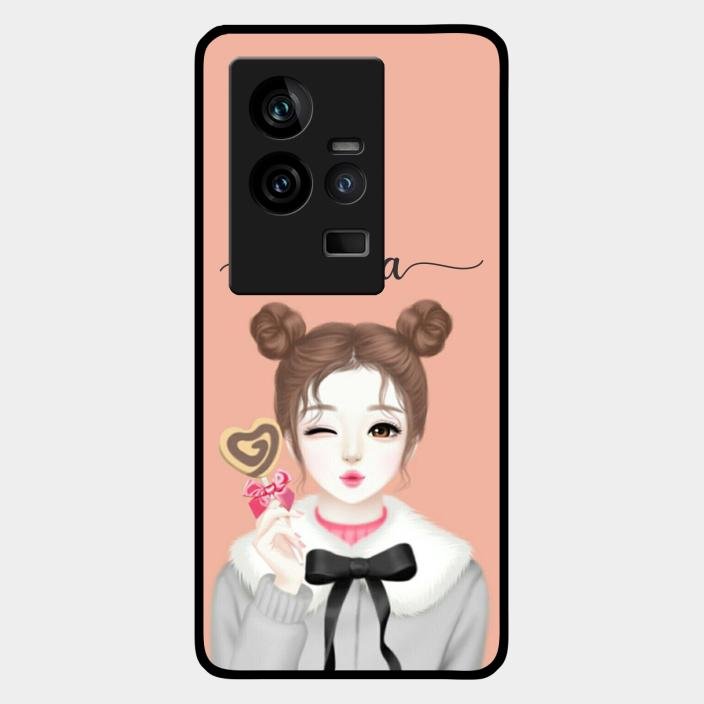 Candy Wink Customize Glass Case Cover For Iqoo 11 5G