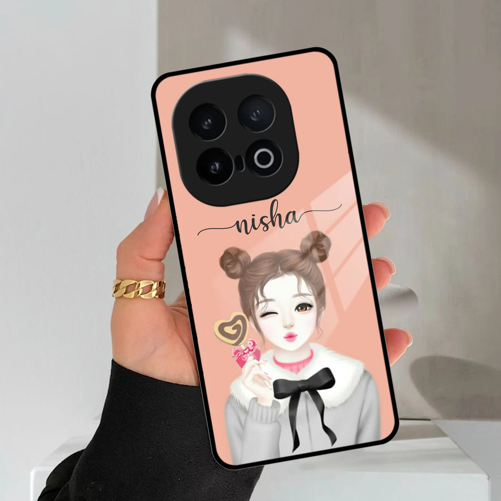 Candy Wink Customize Glass Case Cover For Vivo - ShopOnCliQ