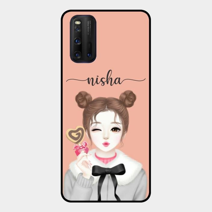 Candy Wink Customize Glass Case Cover For Iqoo 3 5G