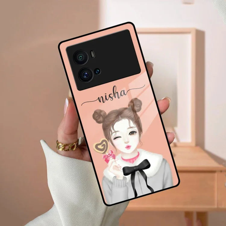 Candy Wink Customize Glass Case Cover For Vivo - ShopOnCliQ