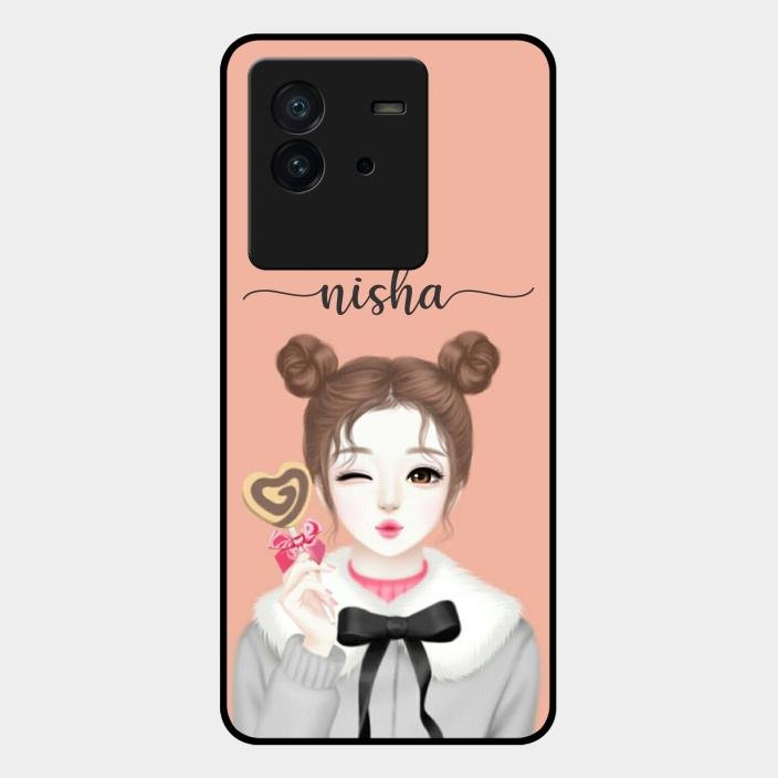 Candy Wink Customize Glass Case Cover For Iqoo Neo 6 5G