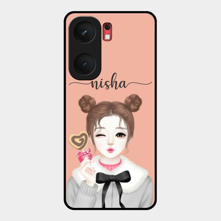 Candy Wink Customize Glass Case Cover For Iqoo Neo 9 Pro 5G