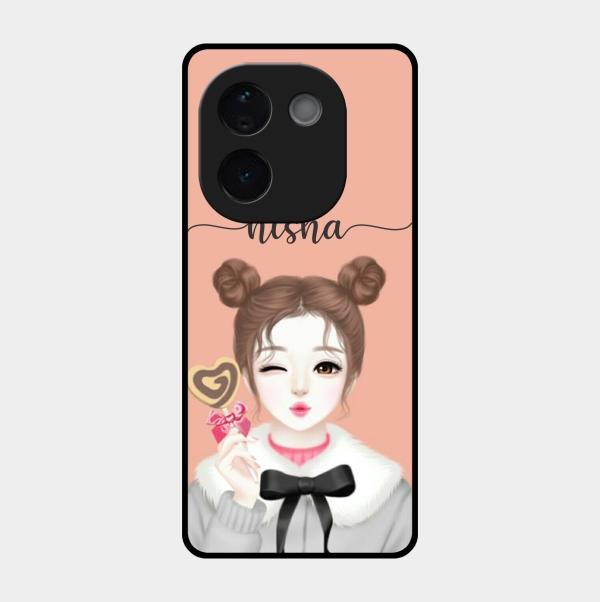 Candy Wink Customize Glass Case Cover For Iqoo Z9S Pro 5G