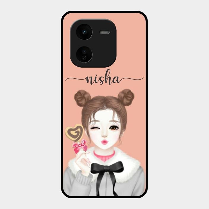 Candy Wink Customize Glass Case Cover For Iqoo Z9X 5G