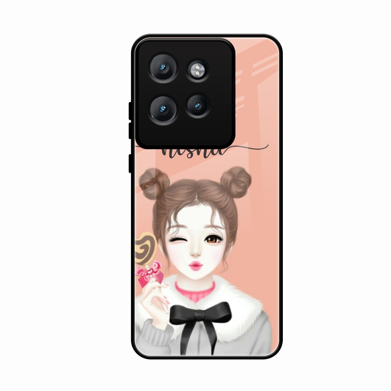 Candy Wink Customize Glass Case Cover For Motorola Edge 50 Neo