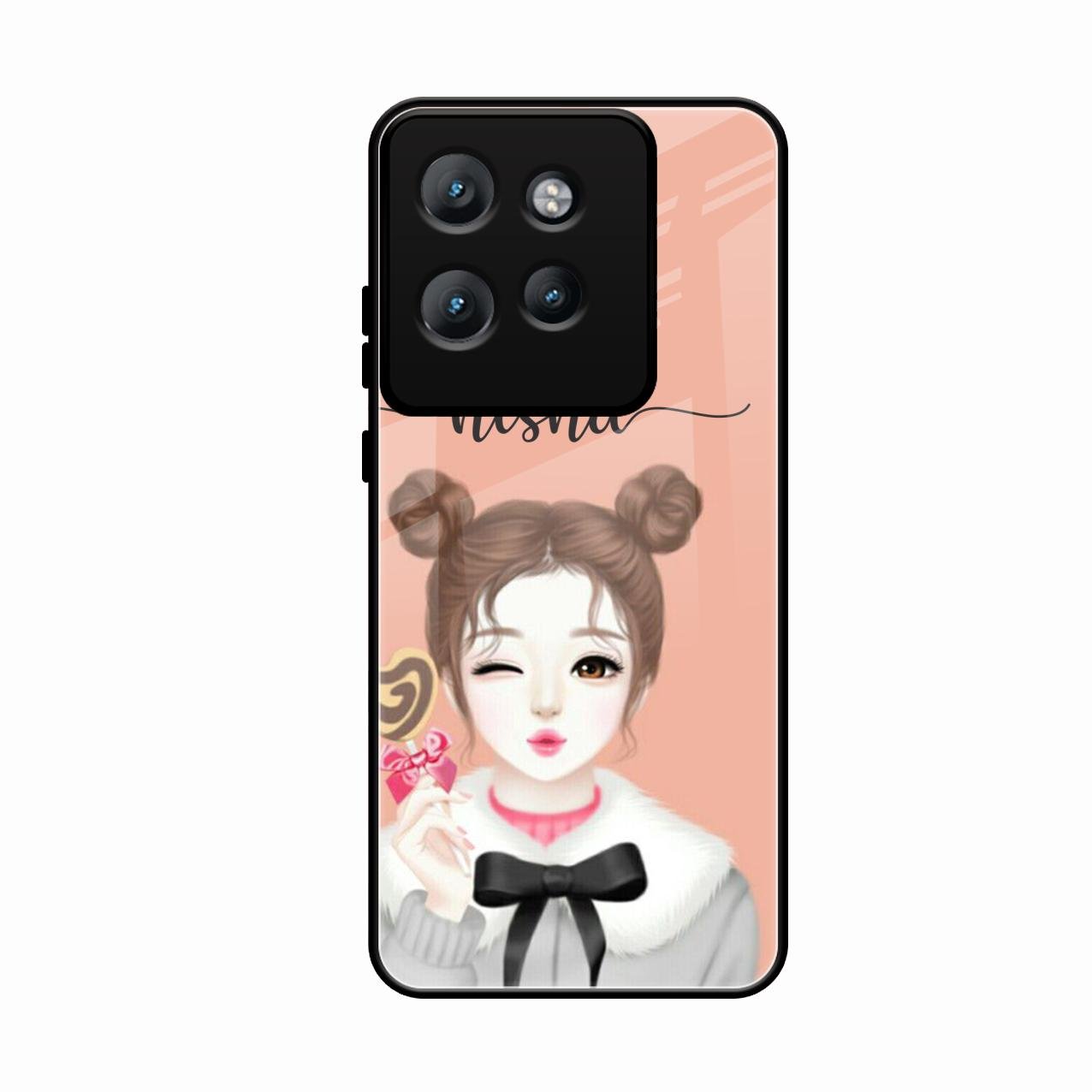 Candy Wink Customize Glass Case Cover For Motorola Edge 50