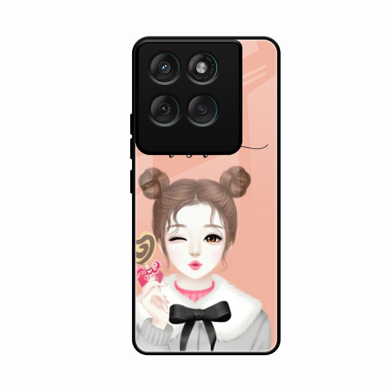 Candy Wink Customize Glass Case Cover For Motorola Edge 60 Pro 5G