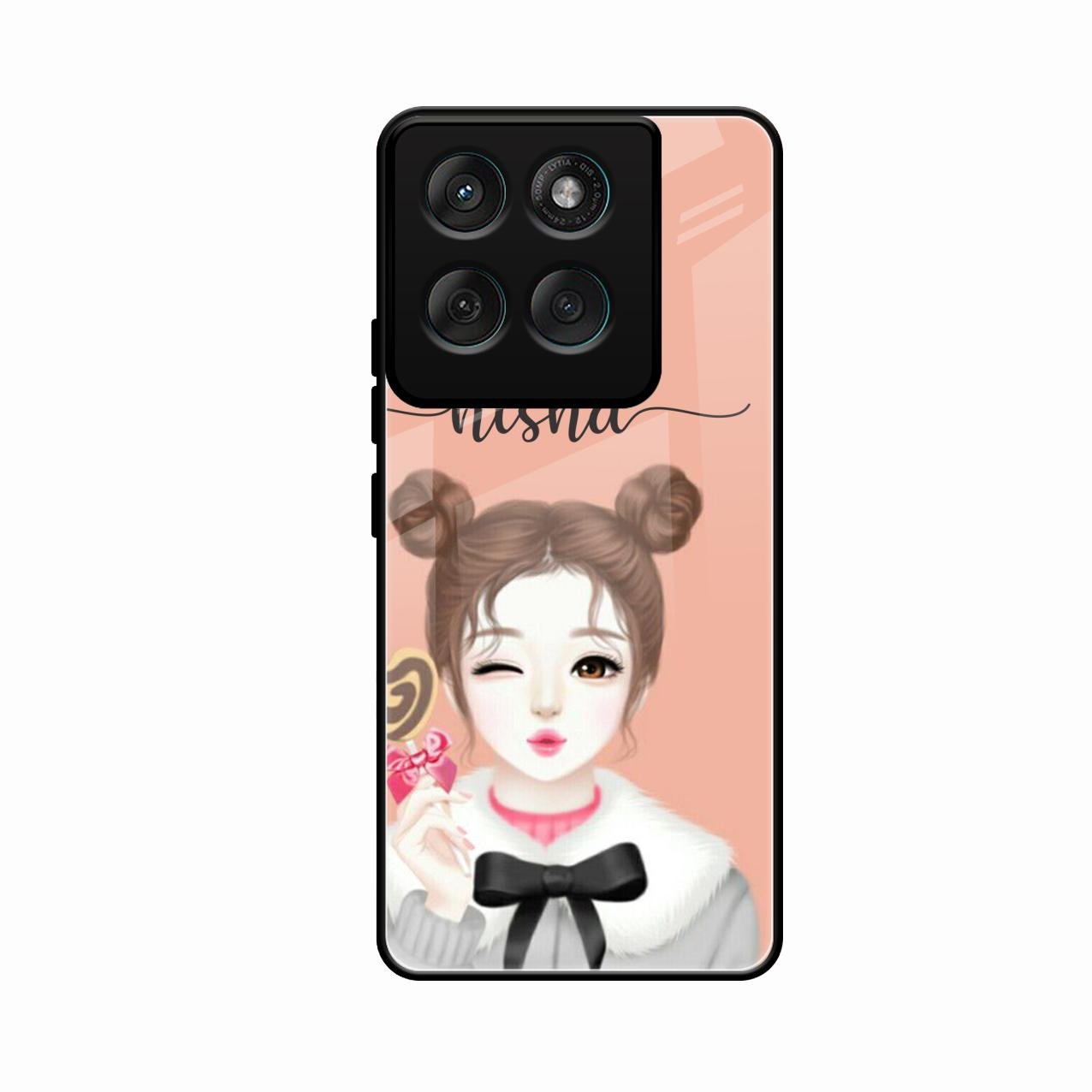 Candy Wink Customize Glass Case Cover For Motorola G67 Power 5G