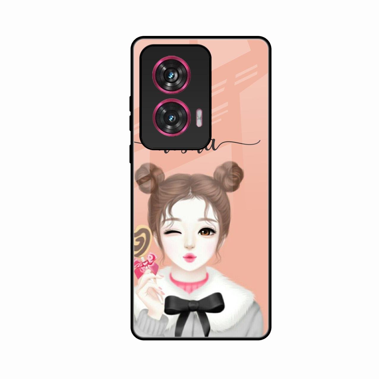 Candy Wink Customize Glass Case Cover For Motorola G96 5G
