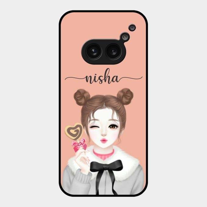 Candy Wink Customize Glass Case Cover For Nothing Phone 2A 5G