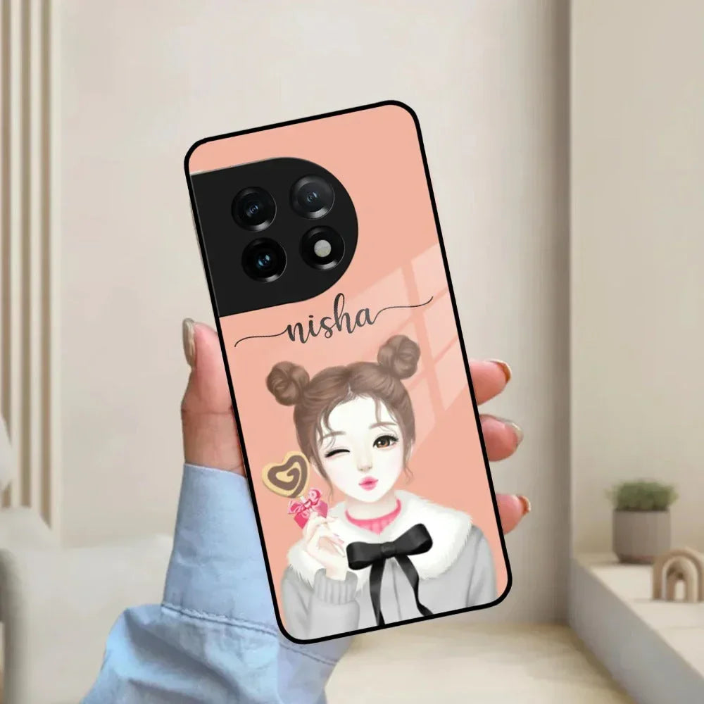 Candy Wink Customize Glass Case Cover For Oneplus - ShopOnCliQ