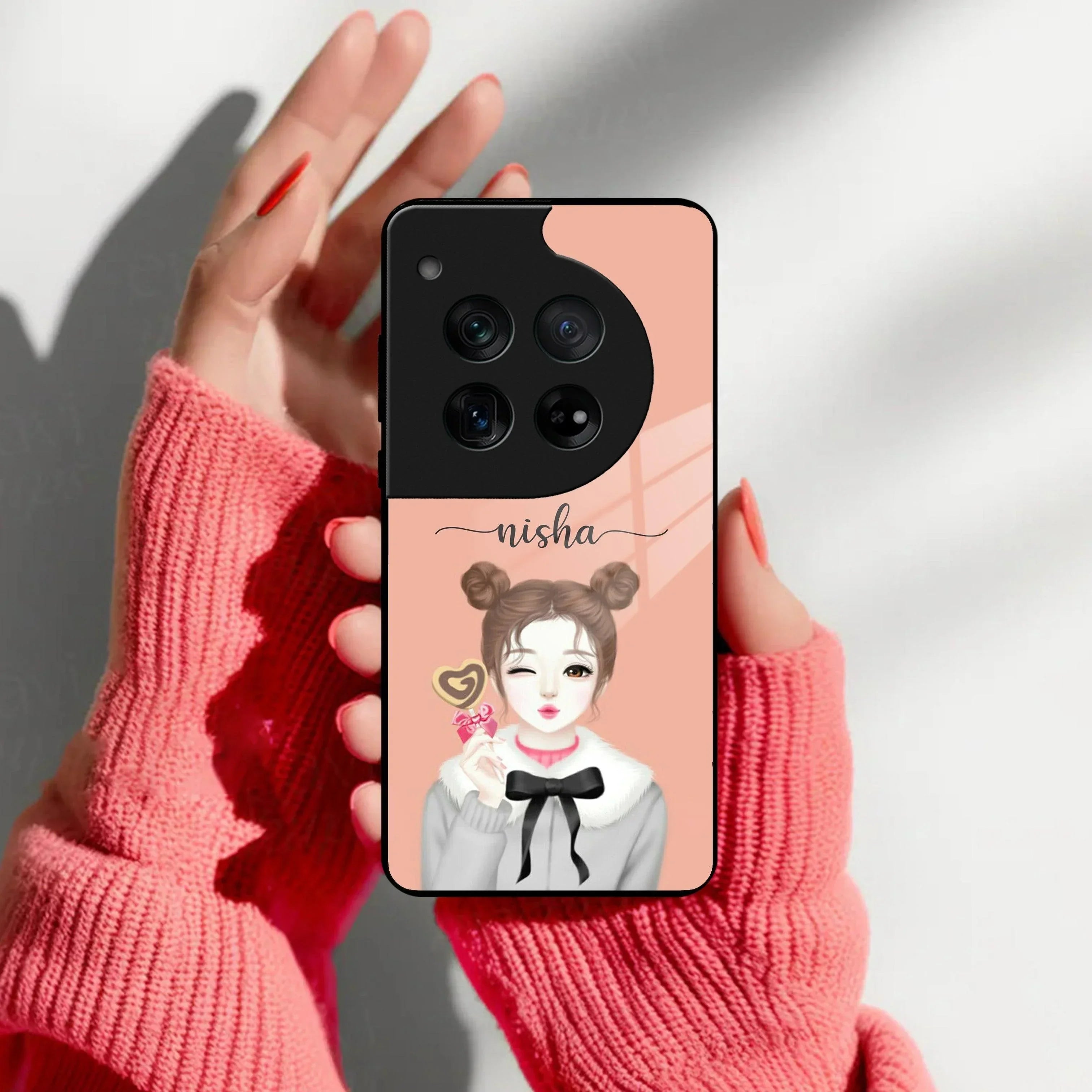 Candy Wink Customize Glass Case Cover For Oneplus - ShopOnCliQ