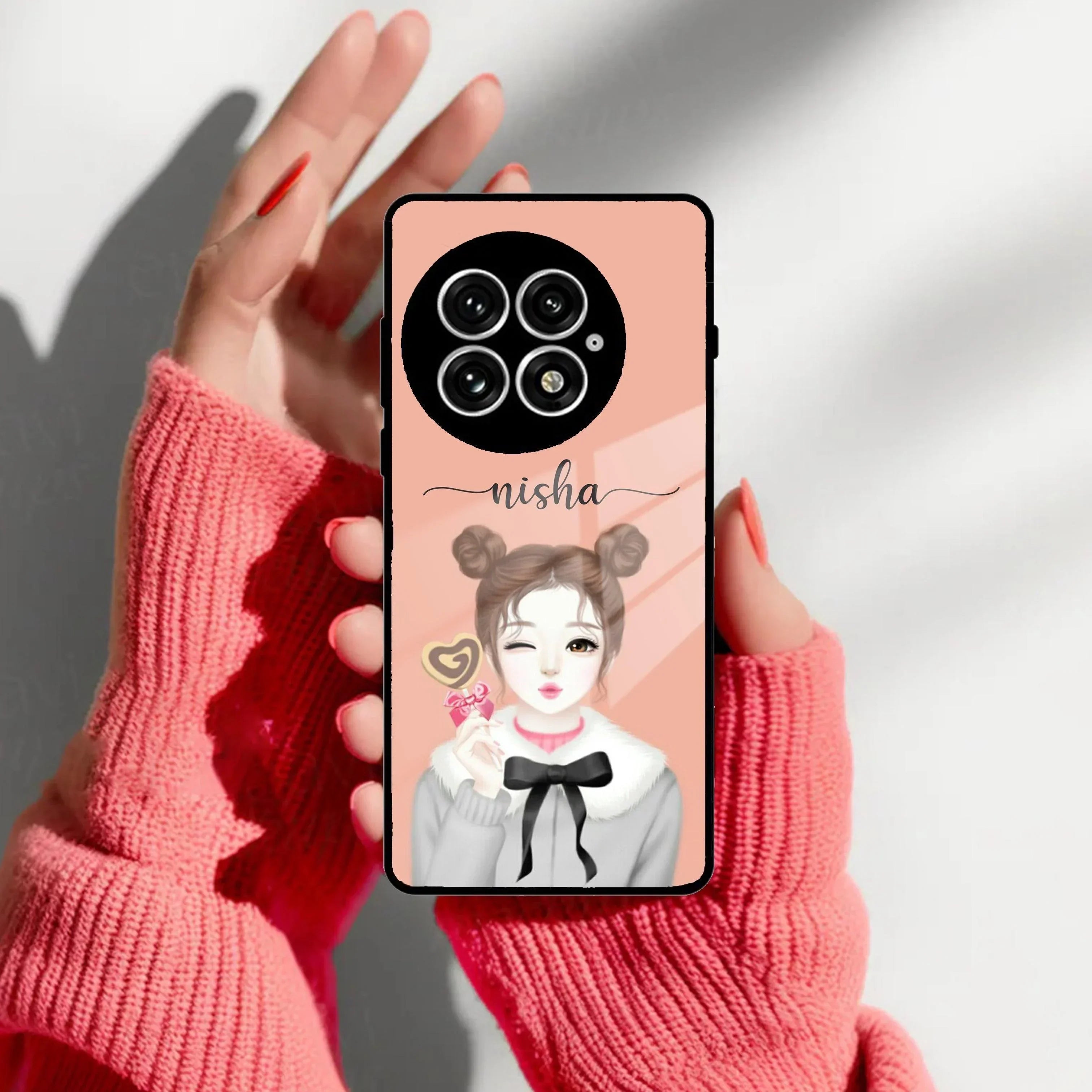 Candy Wink Customize Glass Case Cover For Oneplus - ShopOnCliQ