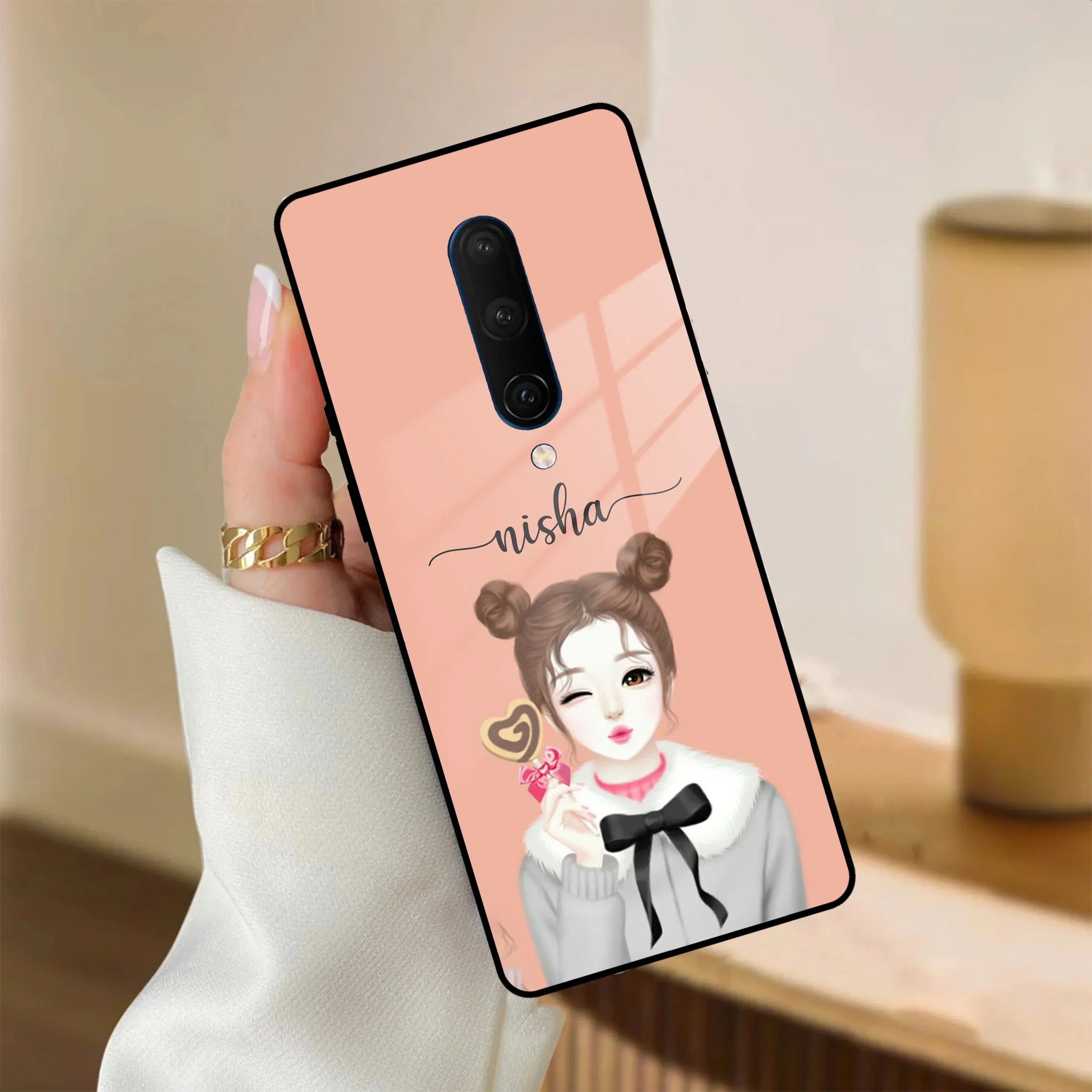 Candy Wink Customize Glass Case Cover For Oneplus - ShopOnCliQ