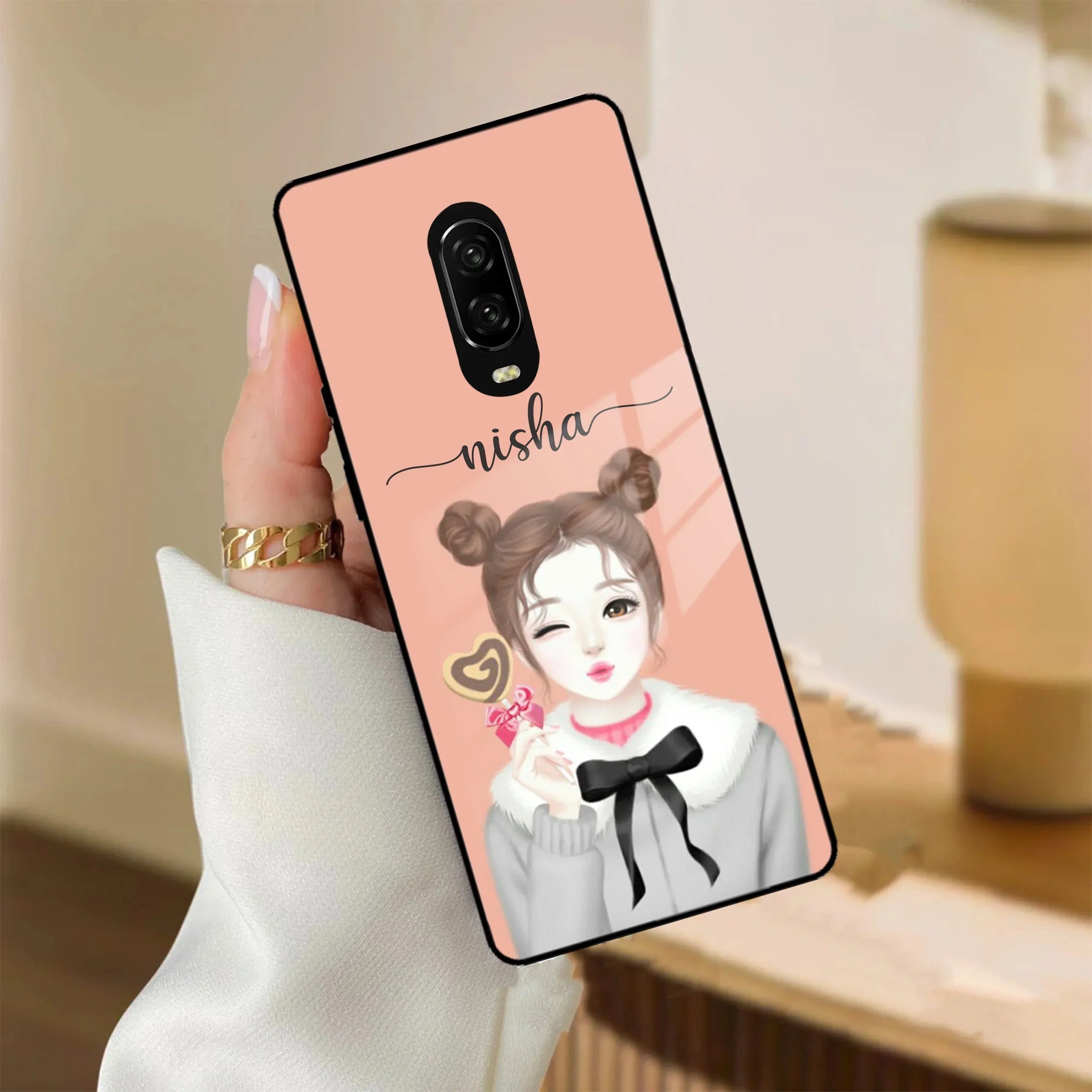 Candy Wink Customize Glass Case Cover For Oneplus - ShopOnCliQ