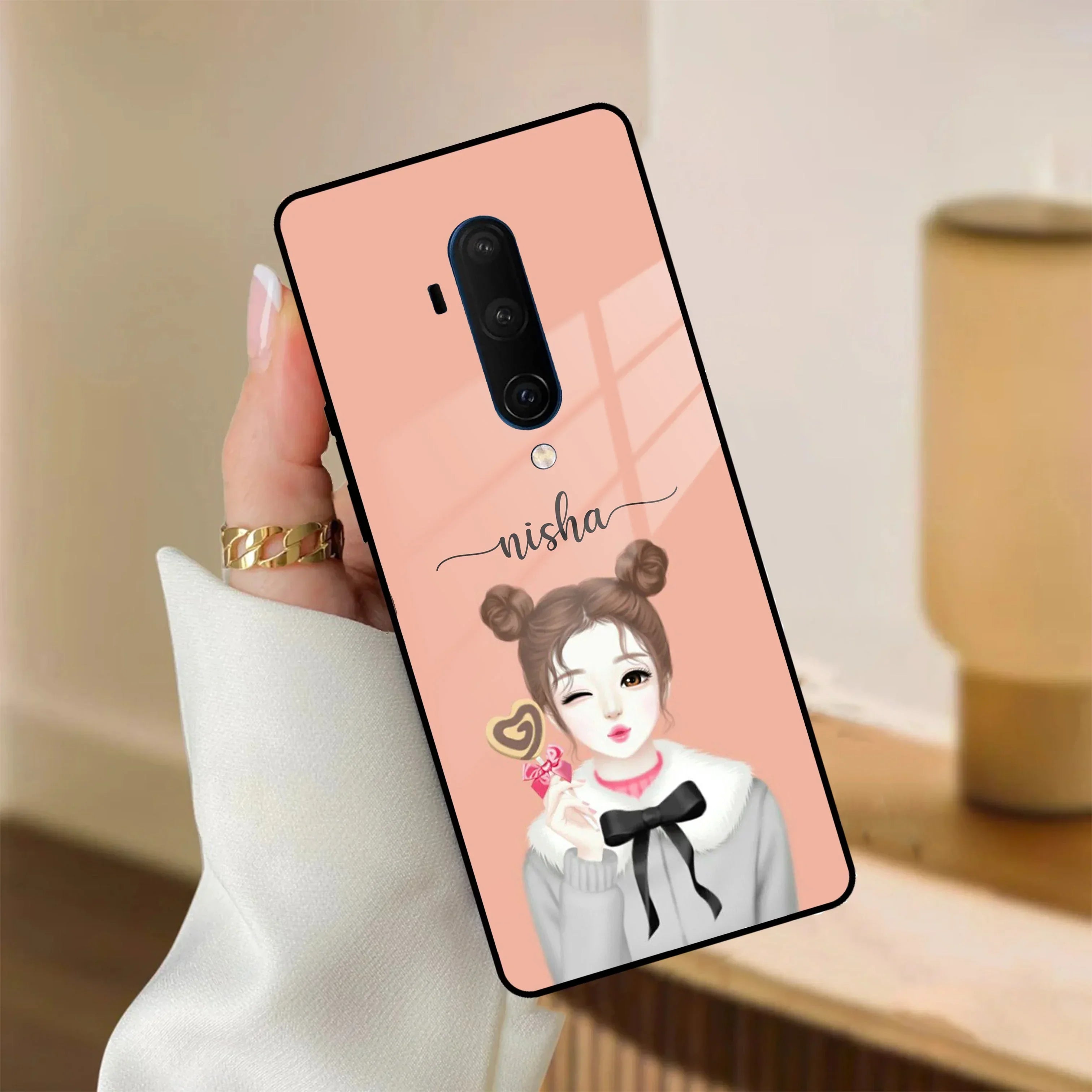 Candy Wink Customize Glass Case Cover For Oneplus - ShopOnCliQ