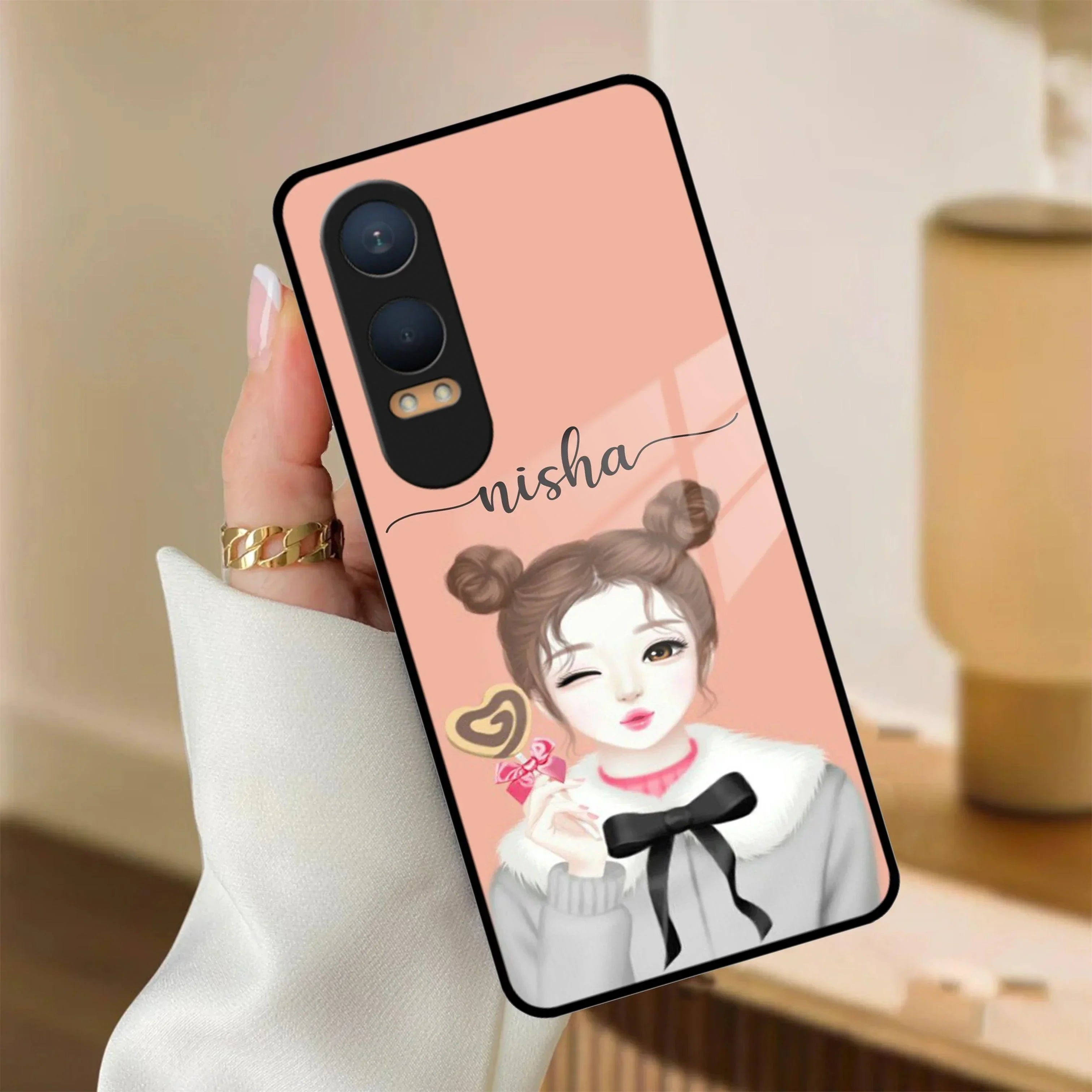 Candy Wink Customize Glass Case Cover For Oneplus - ShopOnCliQ