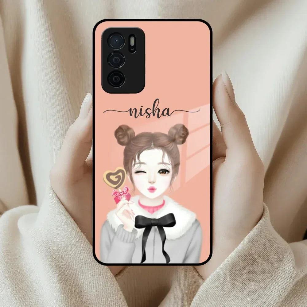 Candy Wink Customize Glass Case Cover For Oppo - ShopOnCliQ