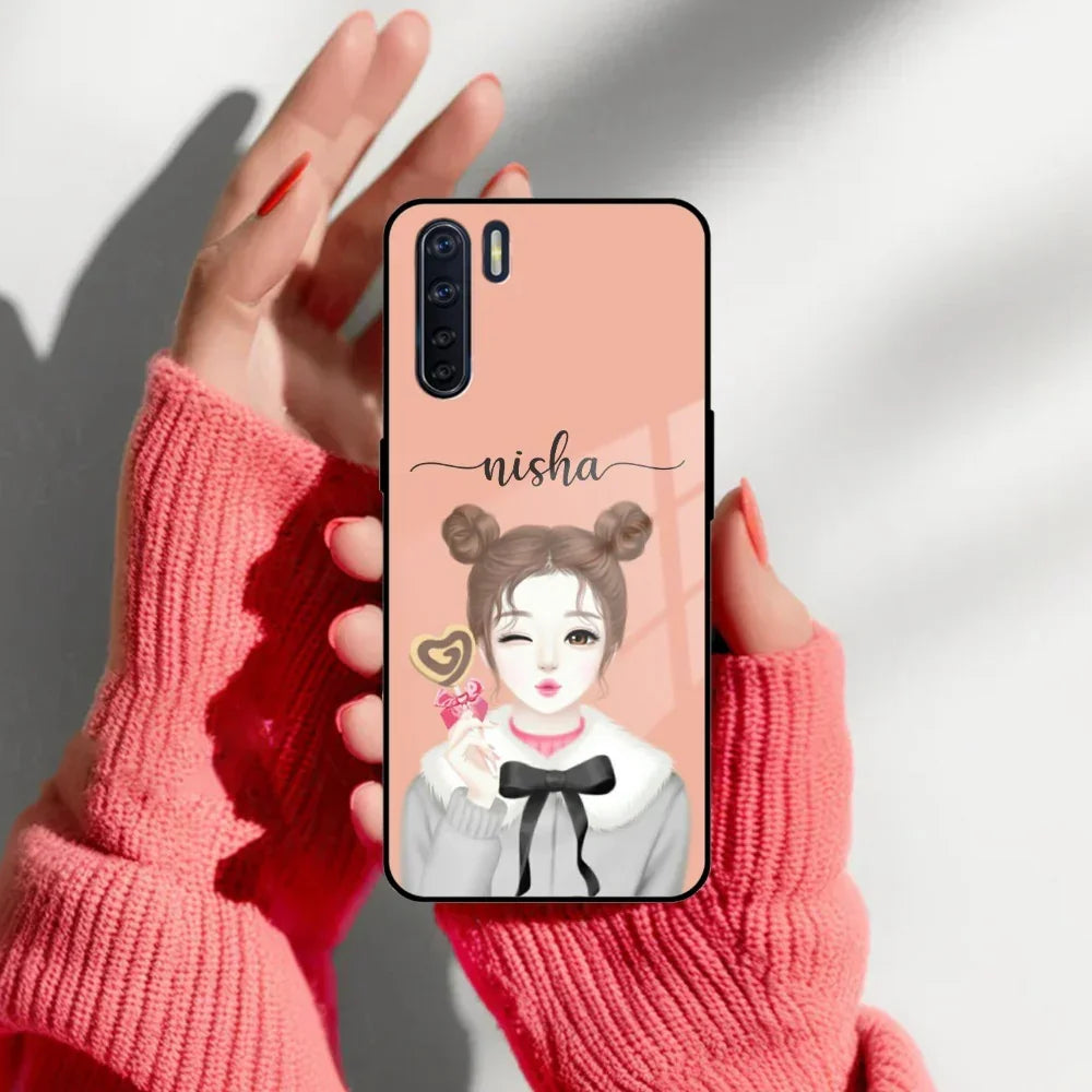 Candy Wink Customize Glass Case Cover For Oppo - ShopOnCliQ