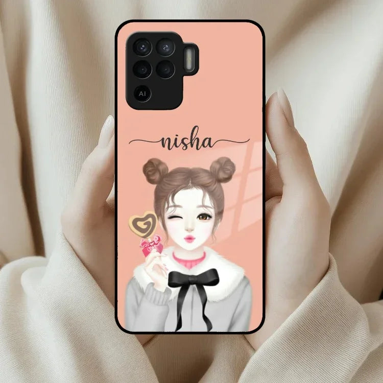 Candy Wink Customize Glass Case Cover For Oppo - ShopOnCliQ