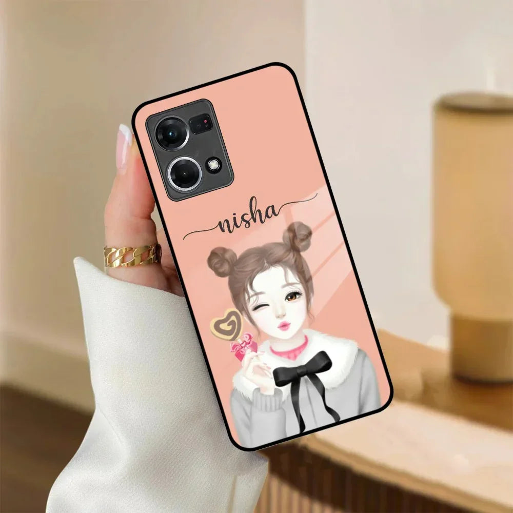 Candy Wink Customize Glass Case Cover For Oppo - ShopOnCliQ