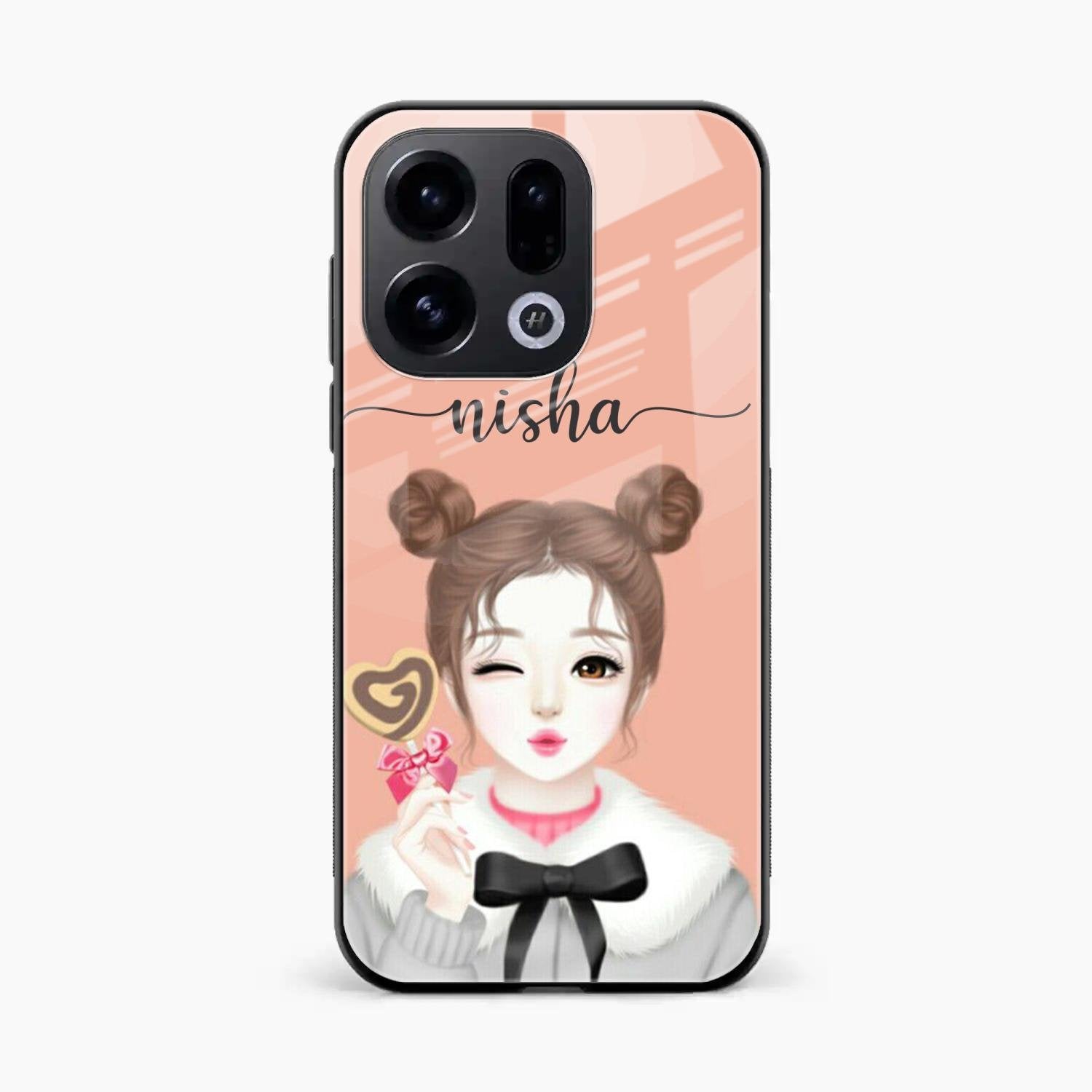 Candy Wink Customize Glass Case Cover For Oppo Find X9 5G
