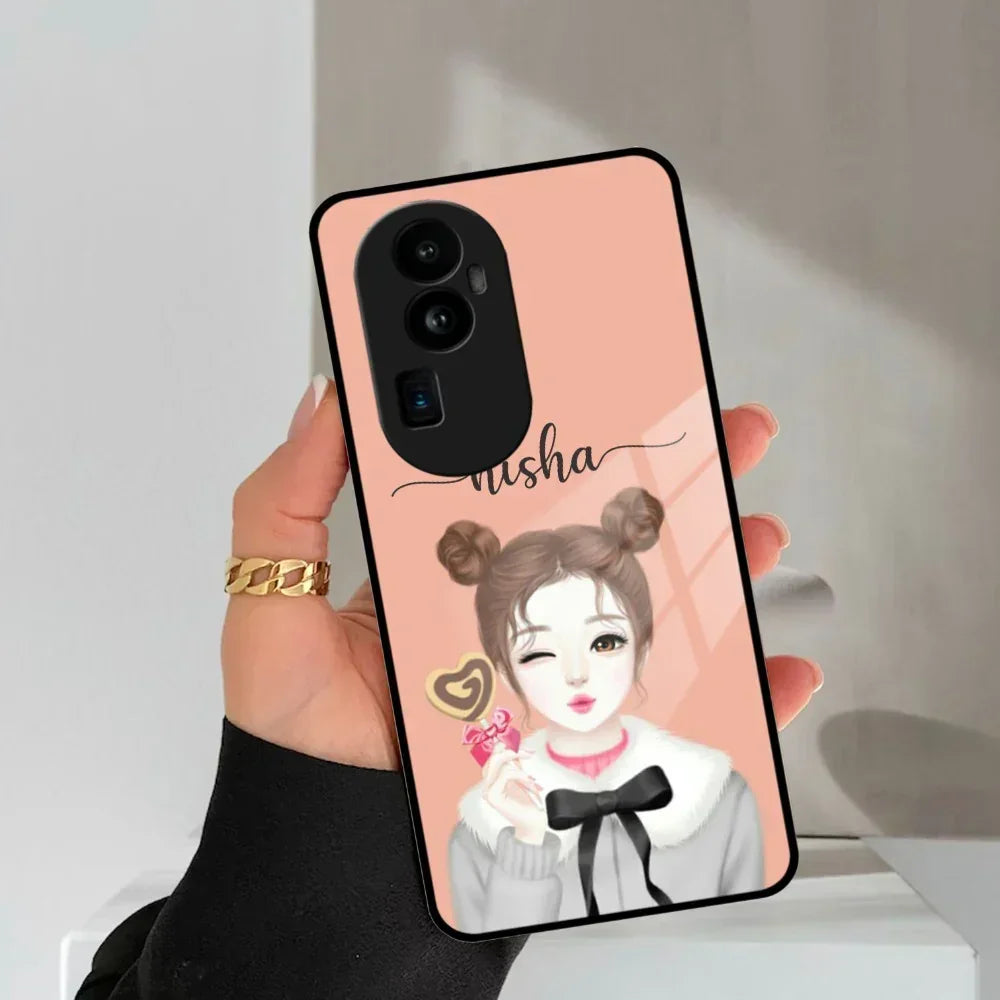 Candy Wink Customize Glass Case Cover For Oppo - ShopOnCliQ