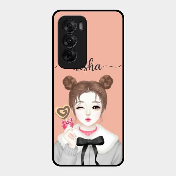 Candy Wink Customize Glass Case Cover For Oppo Reno 12 5G