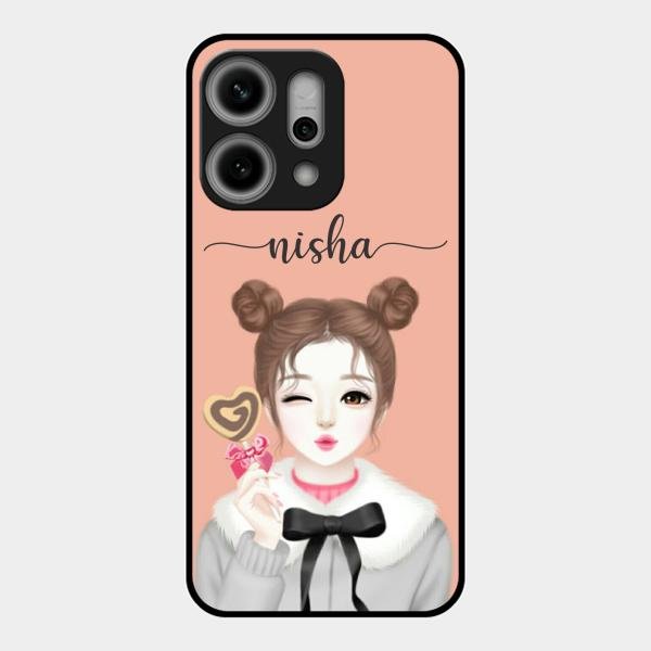 Candy Wink Customize Glass Case Cover For Oppo Reno 14 Pro 5G