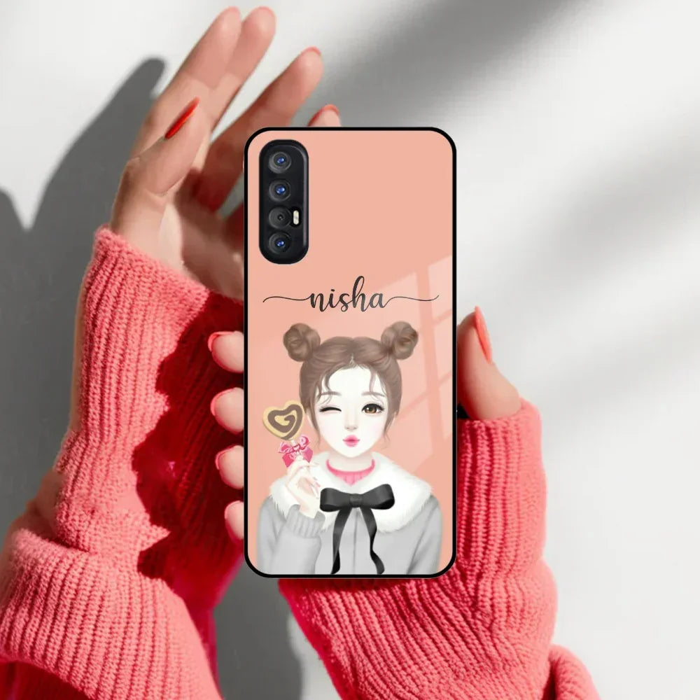 Candy Wink Customize Glass Case Cover For Oppo - ShopOnCliQ