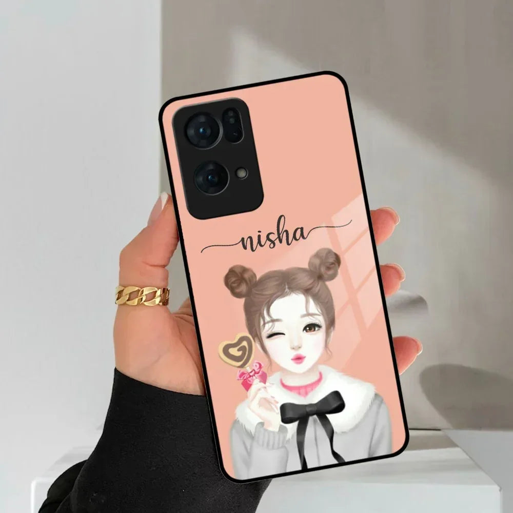 Candy Wink Customize Glass Case Cover For Oppo - ShopOnCliQ